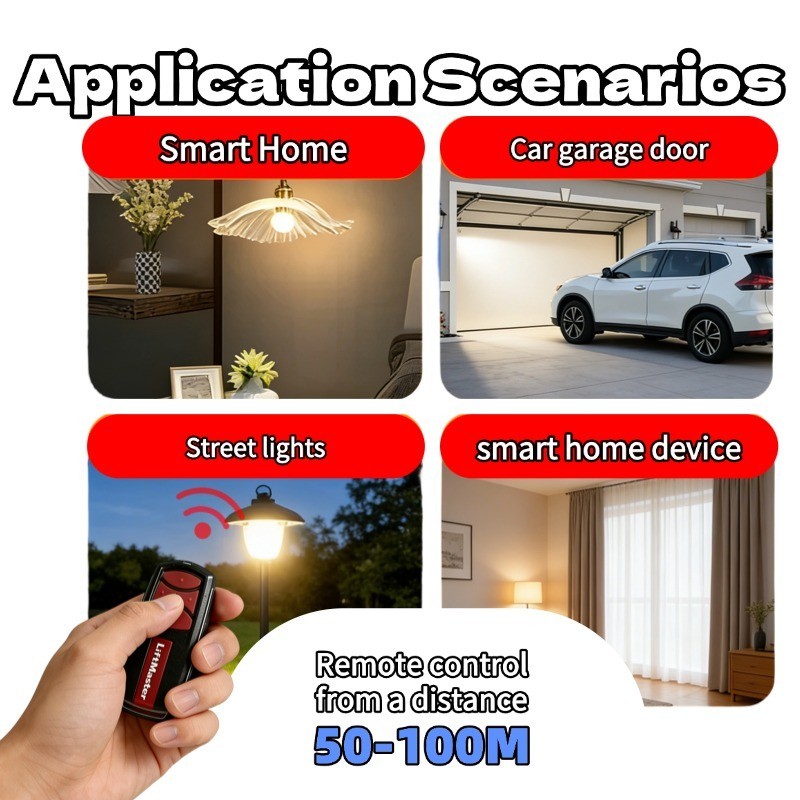 Liftmaster TX4UNIF Remote Control Replaces 4330E, 4333E, 4335E, TX4UNIS, TX4UNI gallery