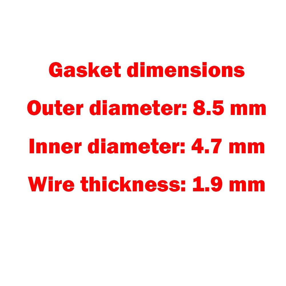50pcs High Pressure Washer O Ring Kit, Rubber Replacement Seals for Hose Pump gallery