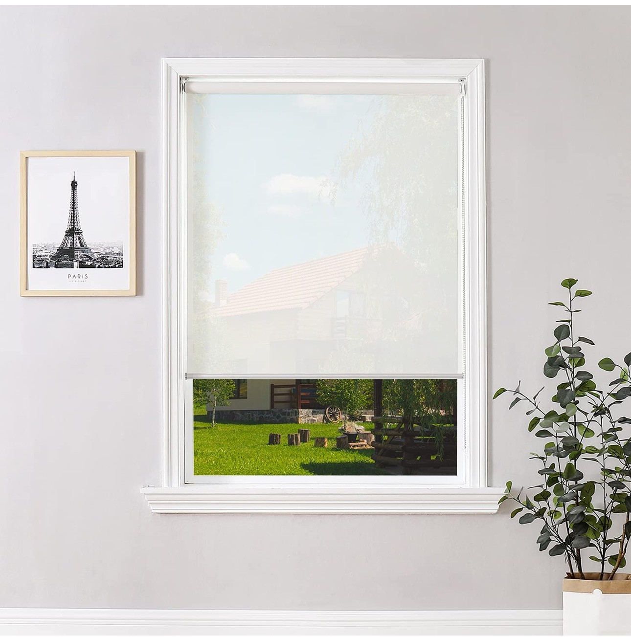 Light Filtering Roller Shades, with 5% Openness Solar Screen 38”W x 72"H (1103) gallery