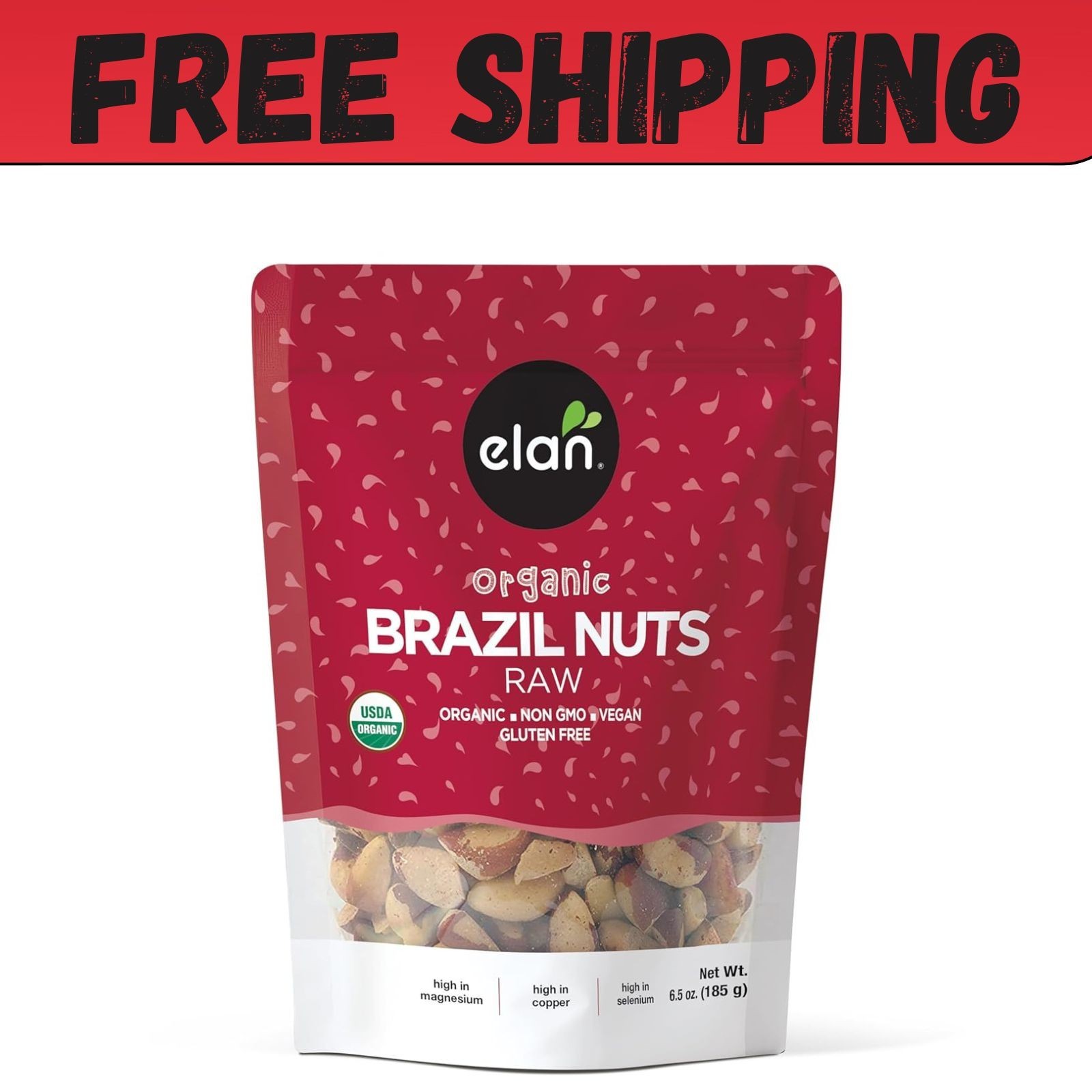 Organic Raw Brazil Nuts Whole No Shell Non-gmo Vegan Gluten-free Kosher 6.5oz gallery