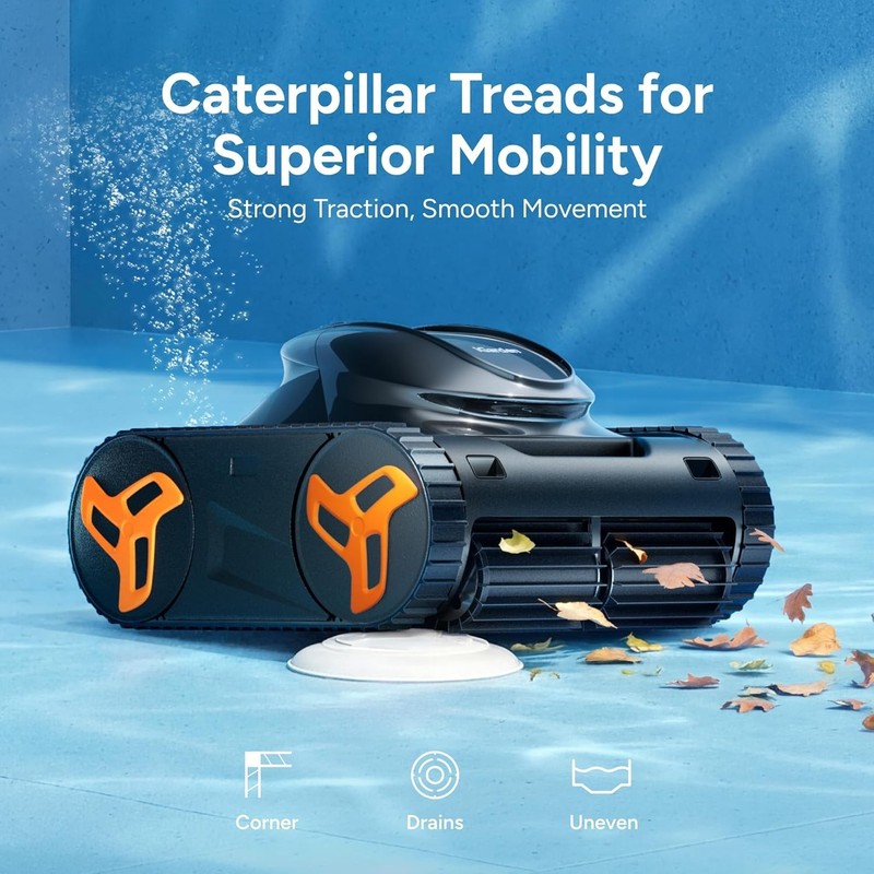 iGarden KN Series 3.5H Runtime Robotic Pool Vacuum Cleaner for In Ground Pool gallery