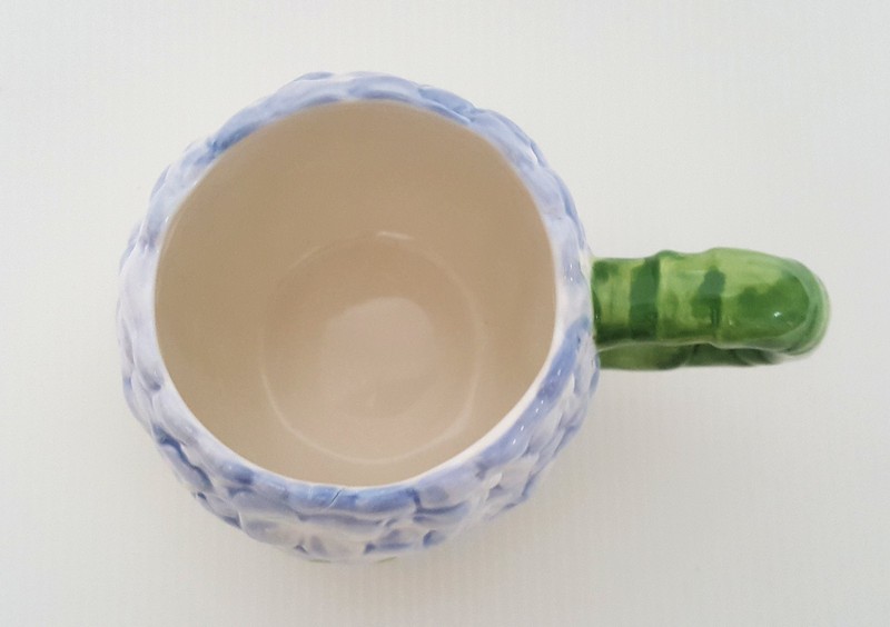 Williams Sonoma Figural Hydrangea Mug 15 OZ NEW Blue Flower Spring Easter gallery
