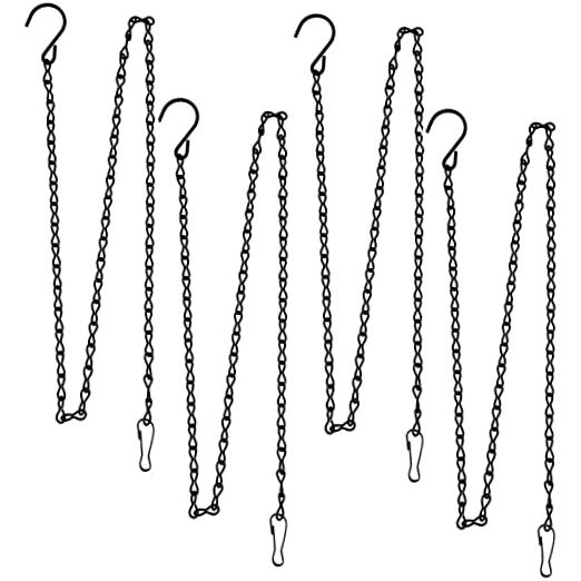 4 Pack 35 Inches Hanging Chains Garden Plant Hangers, for Bird 35 in Black gallery
