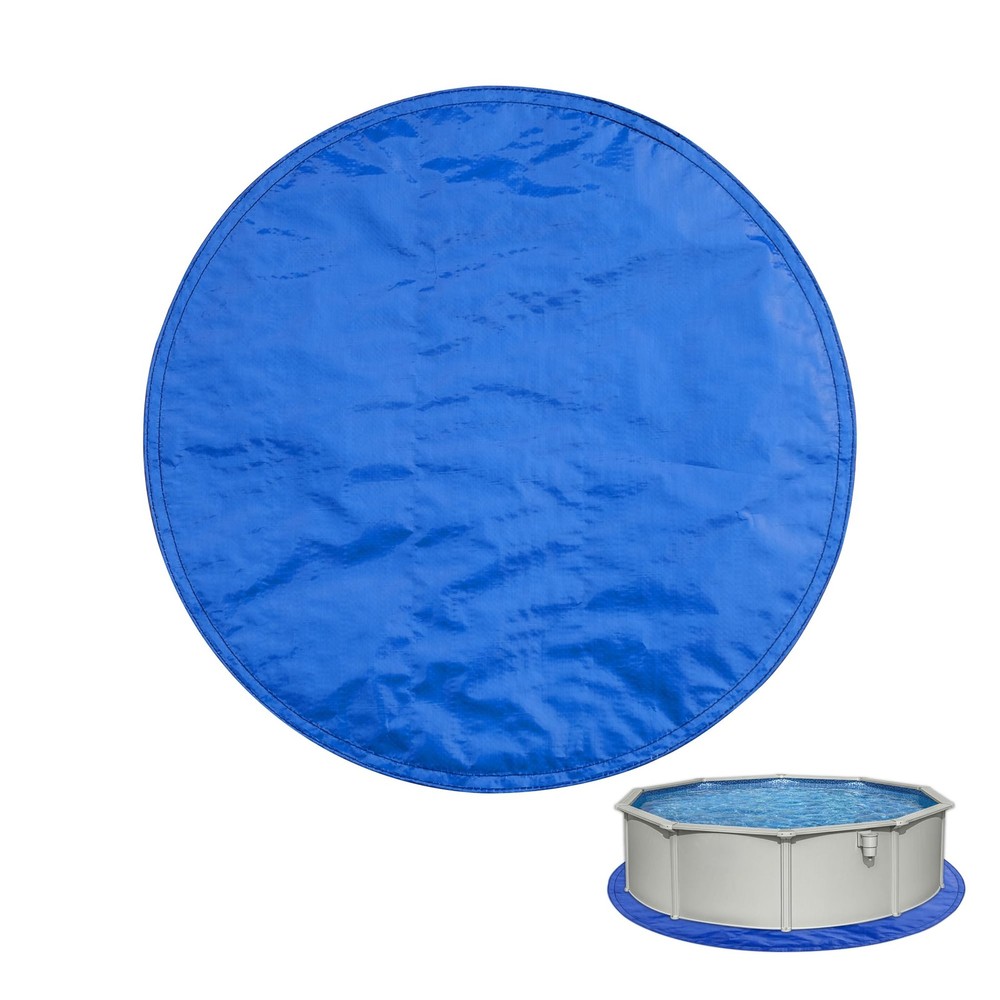 RAINDEWAY 12FT Pool Liners,Swimming Pool Ground Cloth,Multipurpose Round Tarp...