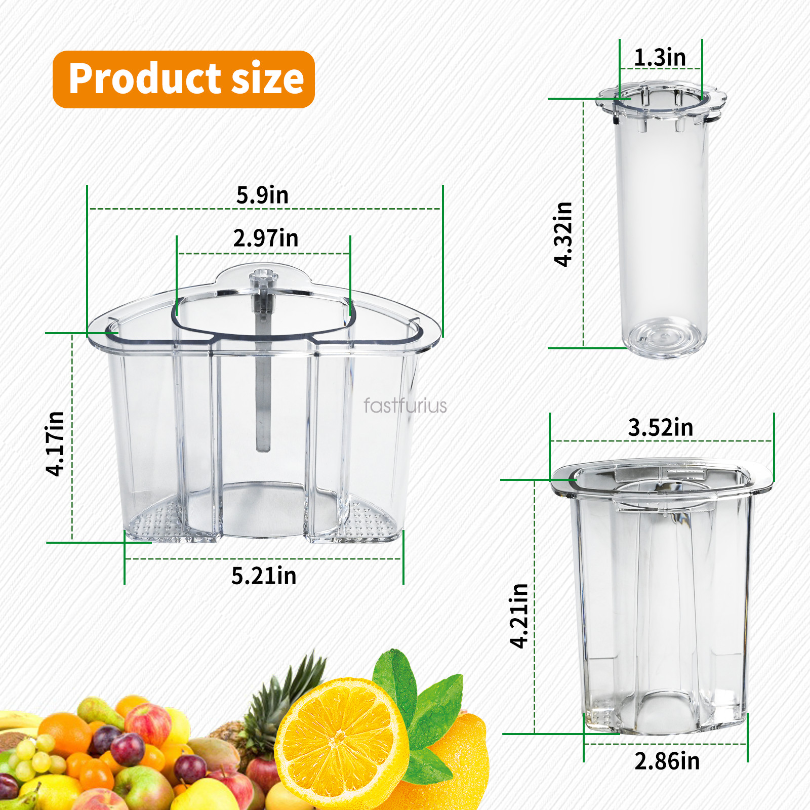 13-Cup Food Processor Pusher Assembly FP-13DPA Fits Cuisinart Models FP-13DGM gallery
