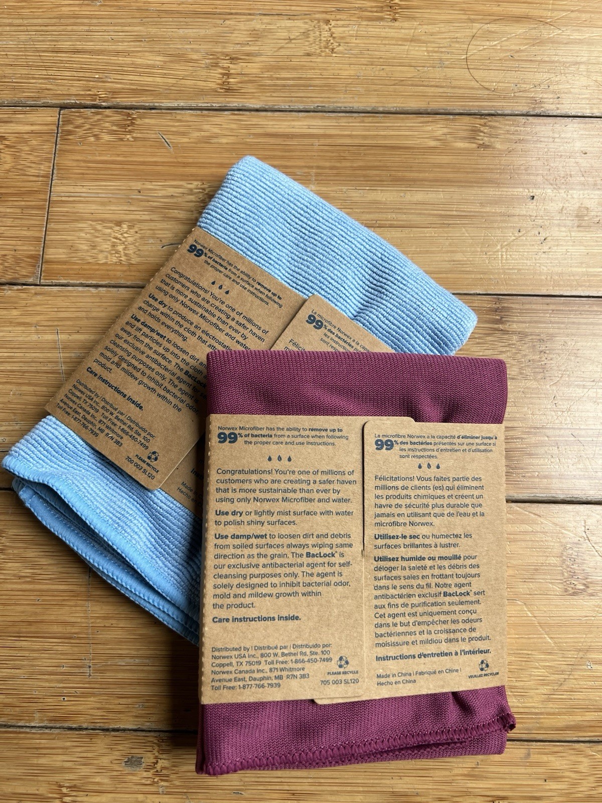 Norwex Cleaning Cloth Set - EnviroCloth - Window Cloth FREE SHIPPING New gallery