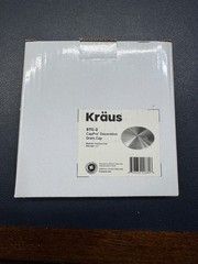 Kraus STC-2-C Cappro Removable Decorative Drain Cover, Stainless Steel NEW!!