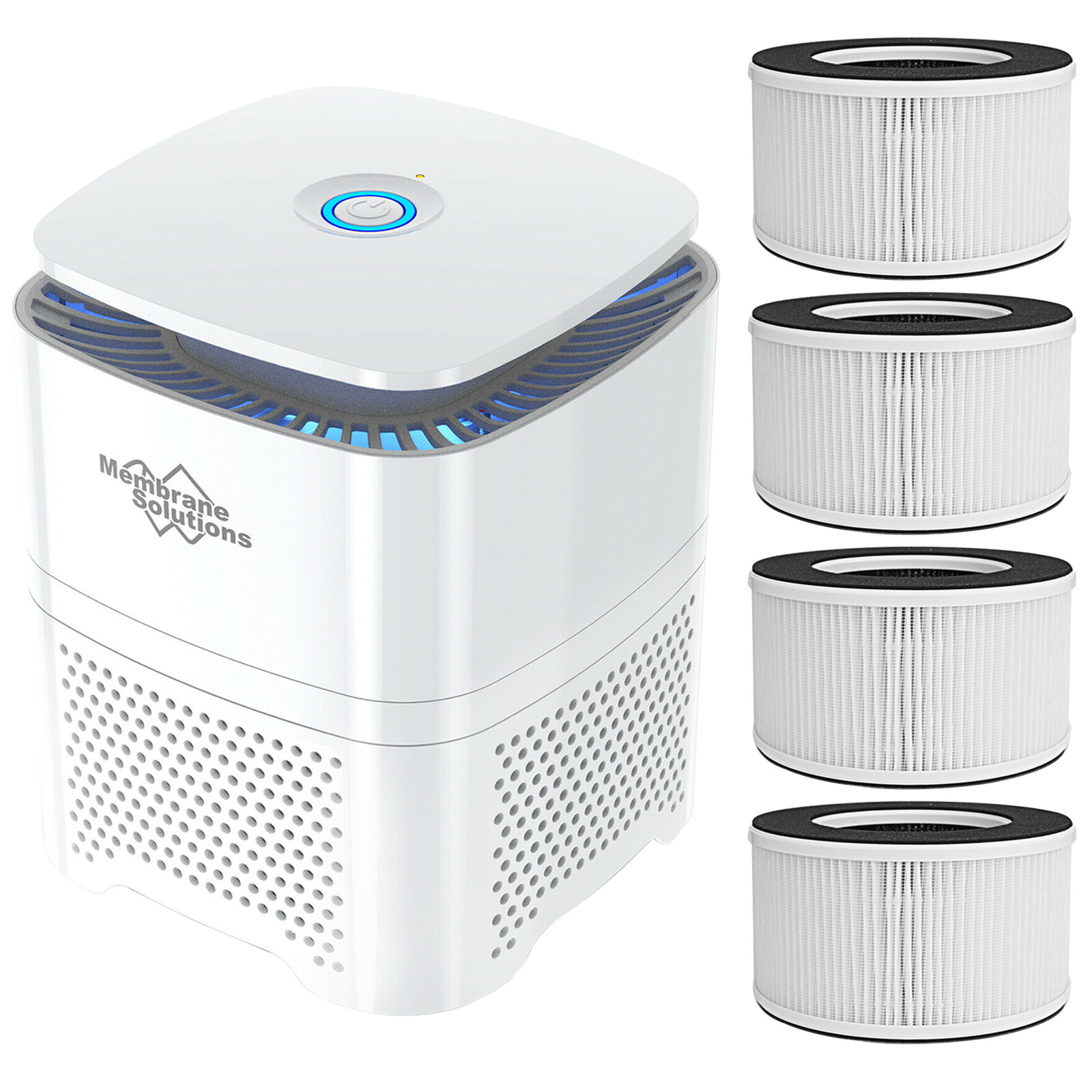Large Room Air Purifier True HEPA Filter Cleaner for Home Smoke Allergies gallery
