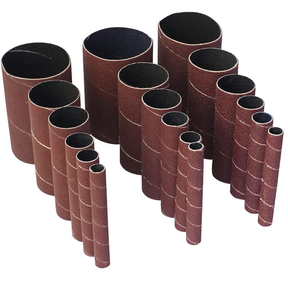 18 Pack Spindle Sander Sleeves, Sanding Sleeves for Oscillating Sander, 80 150 2 gallery
