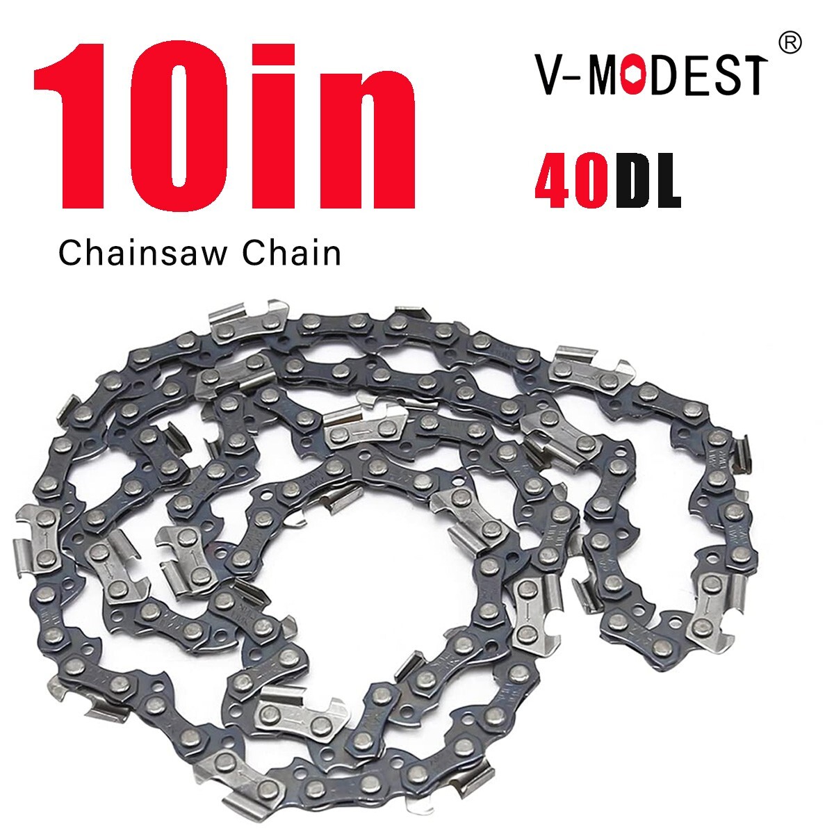 10 Inch Chainsaw Chain Blade For BLACK&DECKER BECSP601 PP610 3/8"LP .050" 40DL gallery