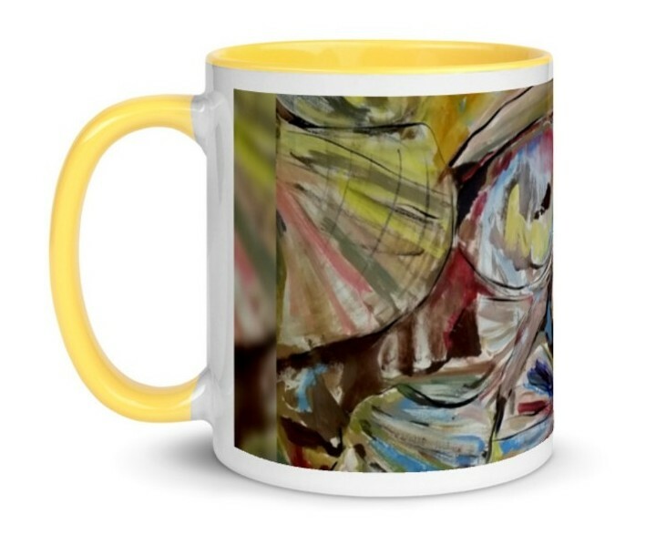 " Seashells fantasy"Coffee-Tea Mug 11oz, Gift arrives 2 weeks yellow original gallery