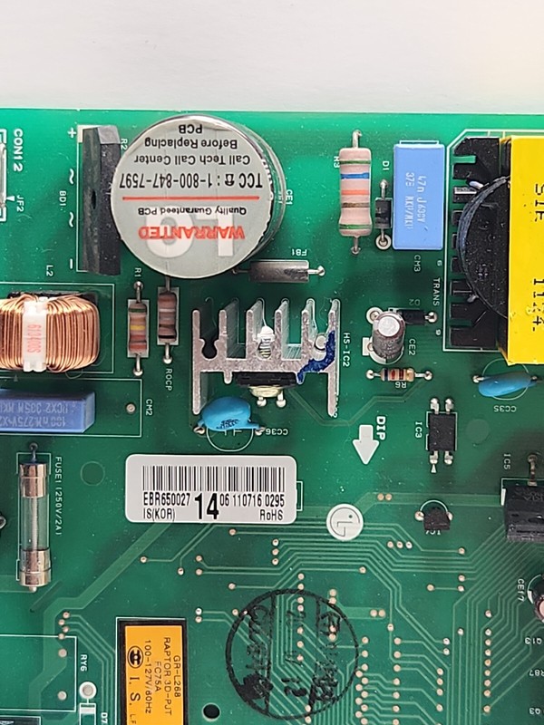 LG Refrigerator Main Control Board EBR650027 (Pulled Working BOARD GUARANTEED) gallery