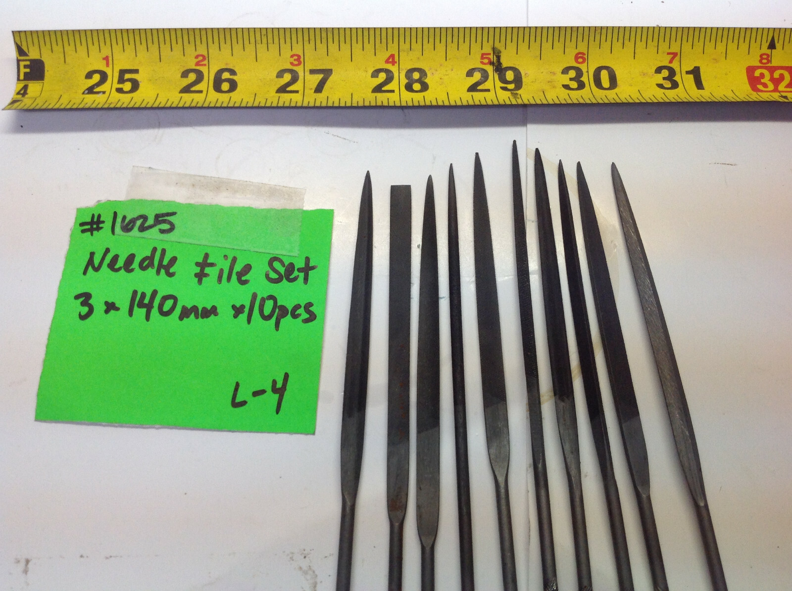 10pc Needle File Set 3 x 140mm (#1625-L-4) gallery