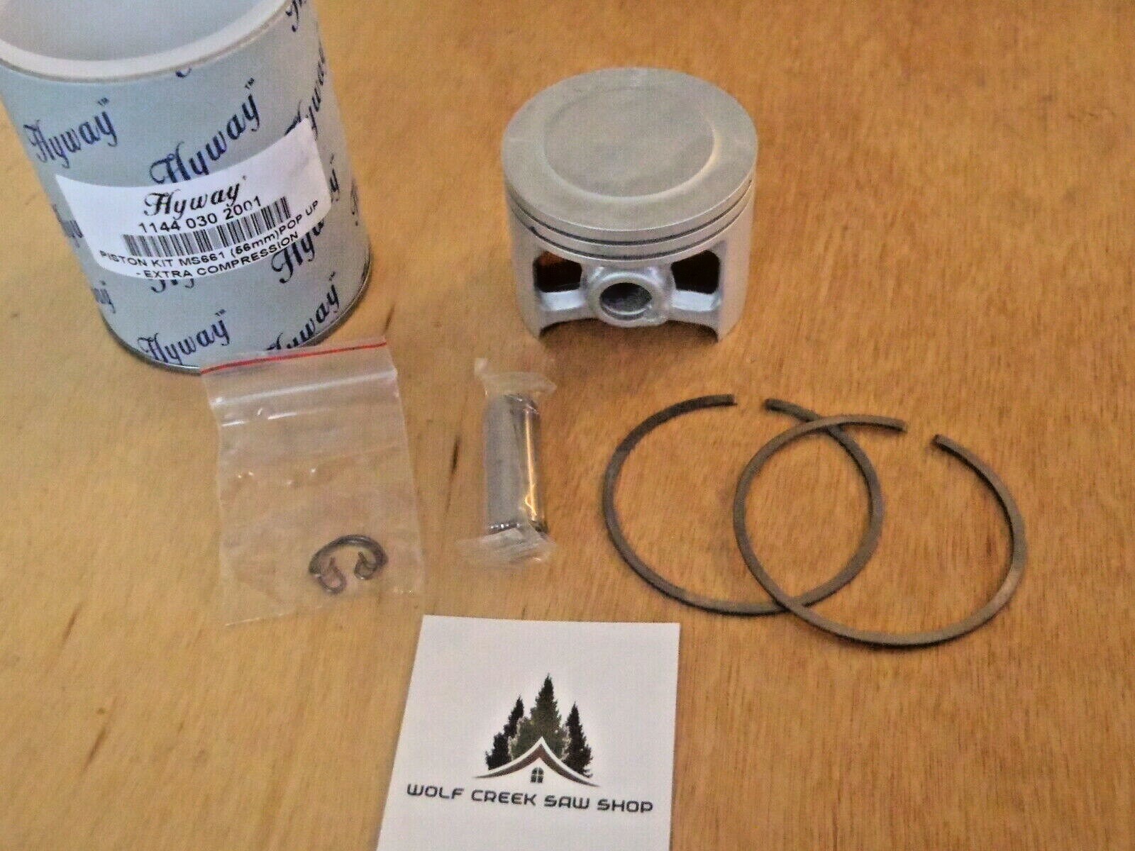 Hyway POP UP piston kit for Stihl MS661 56mm + Caber rings extra compression gallery