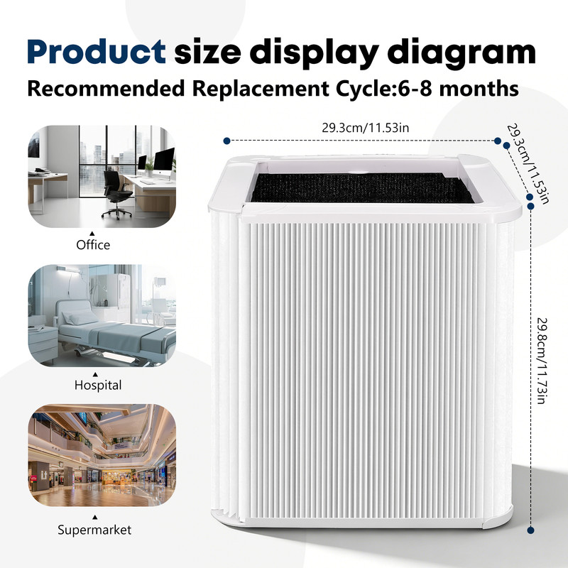 2 Pack Blue 211+ Replacement Filter Compatible with Blue Pure 211+ Air Purifier gallery