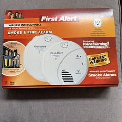 First Alert SA511CN2-3ST Wireless Interconnect Battery Operated Smoke Alarm
