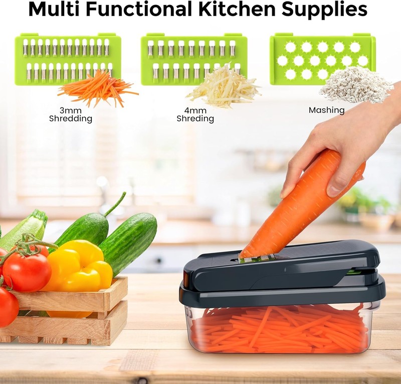 Fullstar 11-Blasde Vegetable Chopper Dicer Mandoline Food Slicer gallery