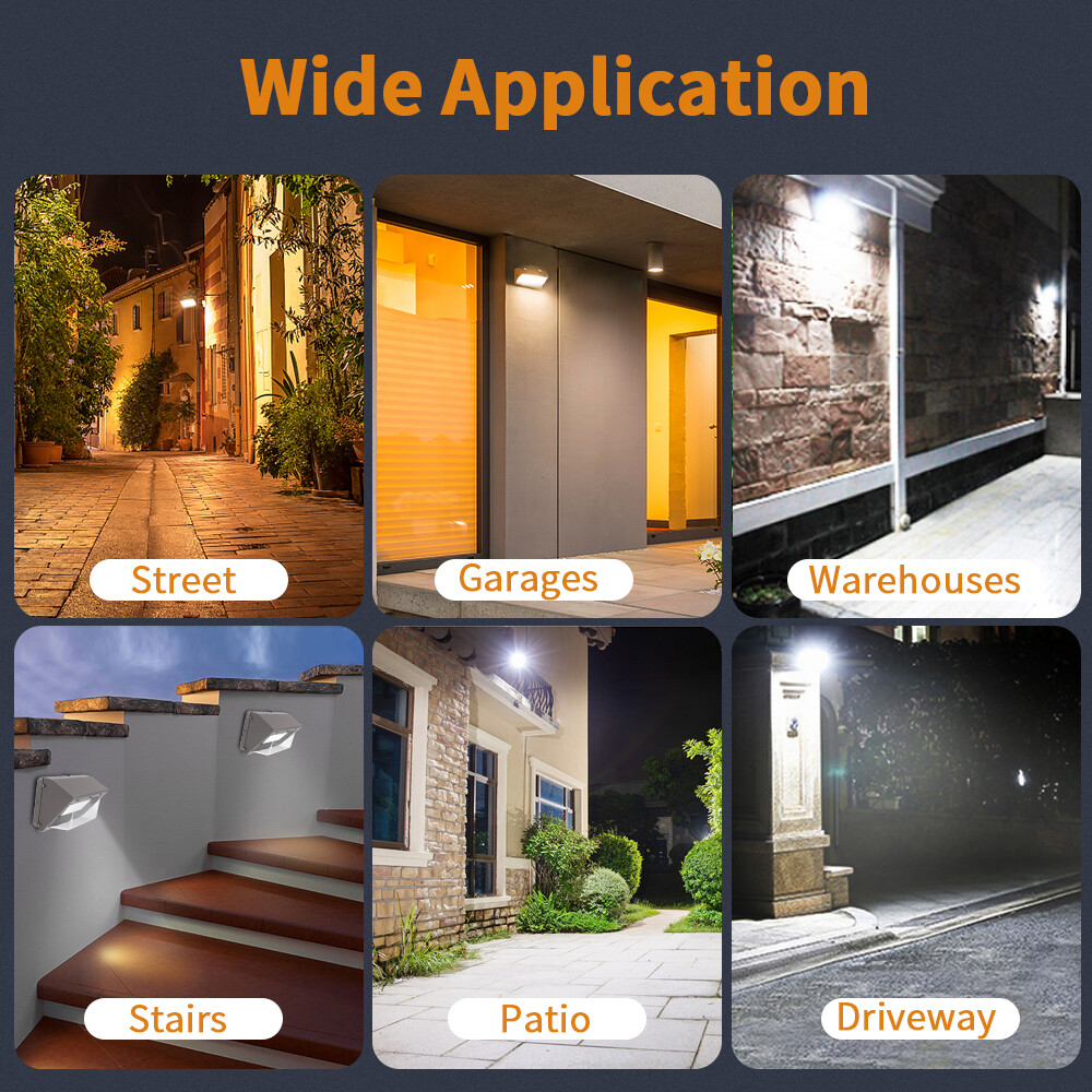 WYZM LED Wall Pack Commercial Industrial Light Outdoor Security Lighting Fixture gallery