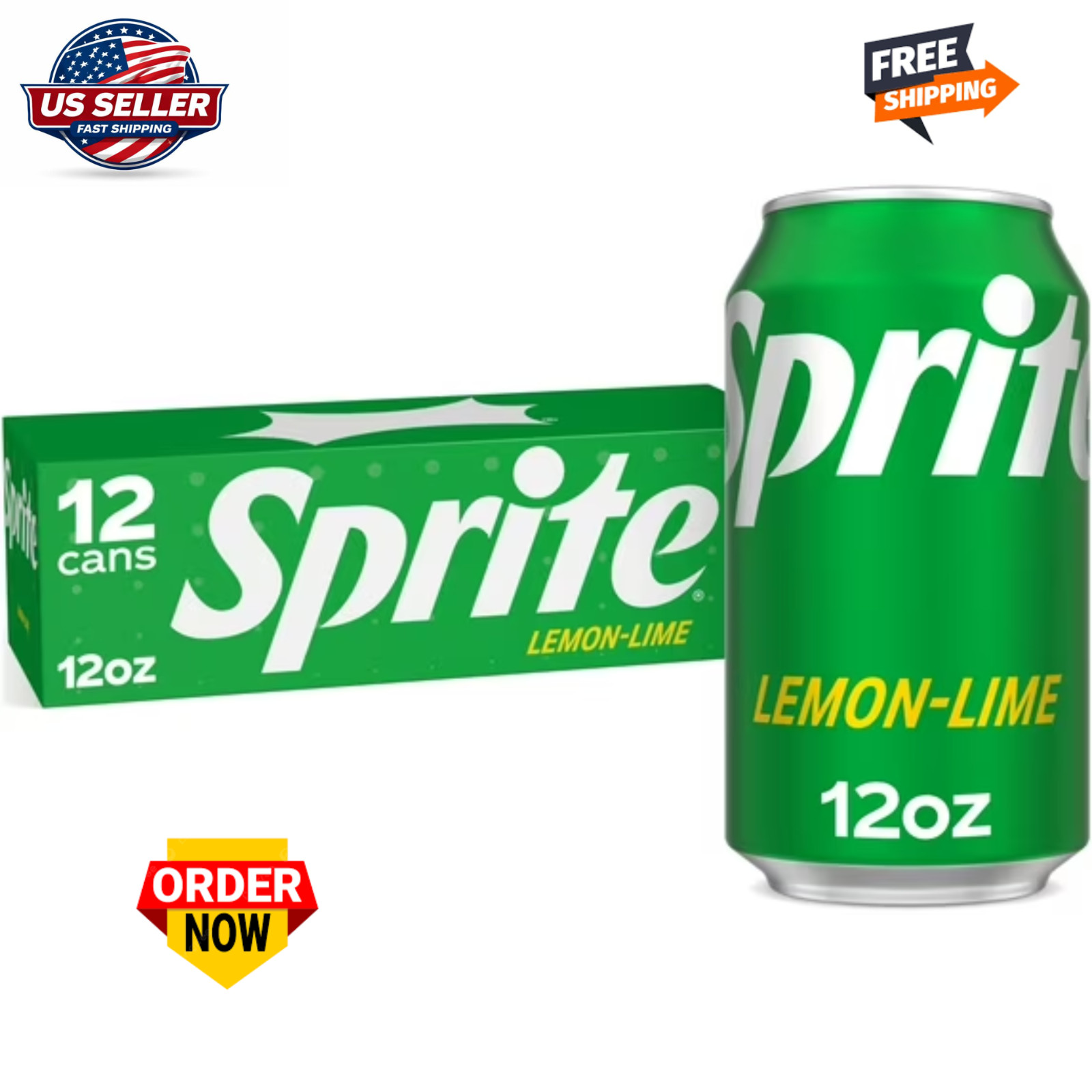 Sprite Lemon-Lime Caffeine Free Soda Pop Fridge Pack Cans, 12 fl oz, 12 Pack gallery