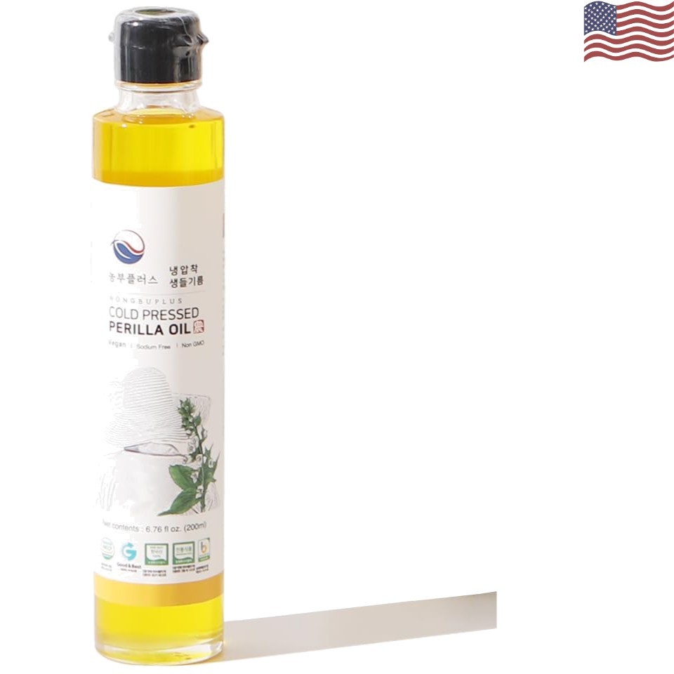 Cold Pressed Raw Perilla Oil, 6.76 Fl Oz 200ml, 100% Pure Perilla Seed Oil, K... gallery