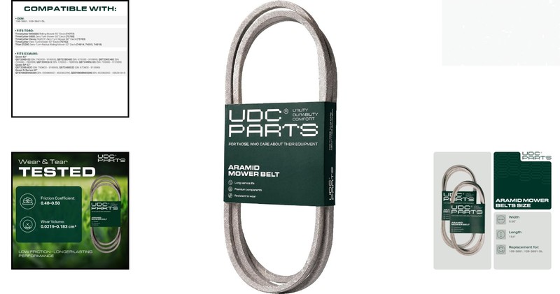 Toro TimeCutter & Exmark Zero Turn Mower Replacement Belt 154" - Best Durability gallery