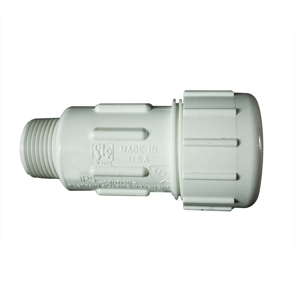 Thrifco 1 1/4 inch PVC Compression Male Adapter - 6622184 gallery