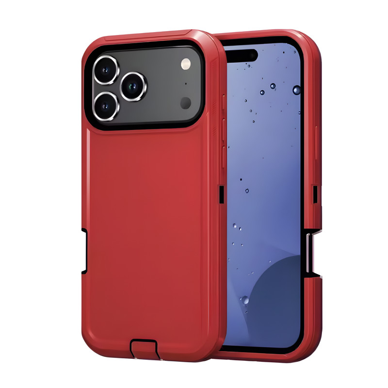 Heavy Duty Shockproof Case for iPhone 14–17 Series 3-Layer Protective Cover gallery