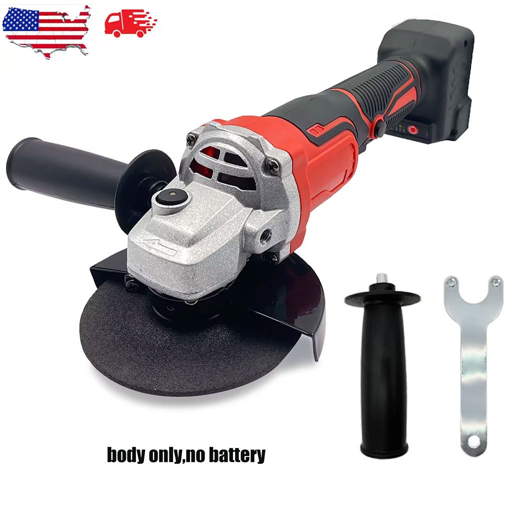 Cordless Angle Grinder for Milwaukee 18V Battery, 11000 RPM w/Speeds (Tool Only) gallery