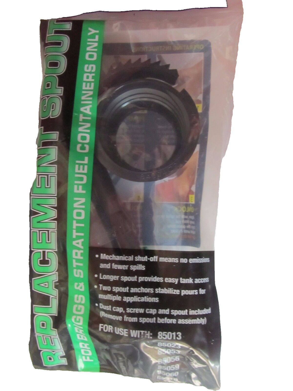 Briggs & Stratton Smart Fill Spout #85040 Self Venting NEW gallery