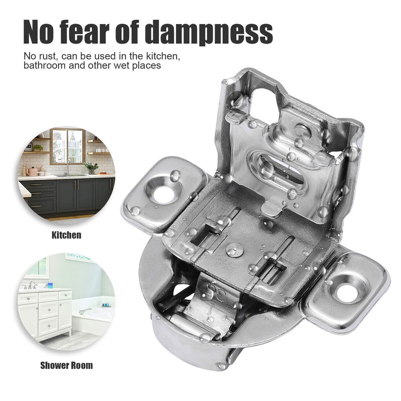 1-1/2" Overlay Soft Close Face Frame 105° Compact Cabinet Hinge Handware Lots gallery