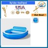 Family Pool with Bench 7Ft. 5In L/6Ft. 11In W/27In H Plastic Durable Pool gallery