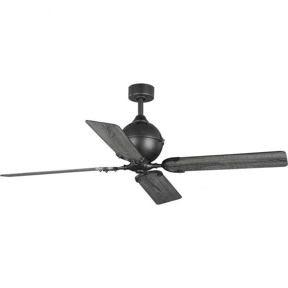 Wide - Ceiling Fan - Handheld Remote in Urban Industrial style - 56 Inches wide