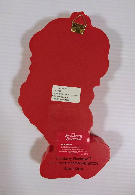 Strawberry Shortcake Wall Or Standing Decoration Wood Cutout lacquered front New gallery