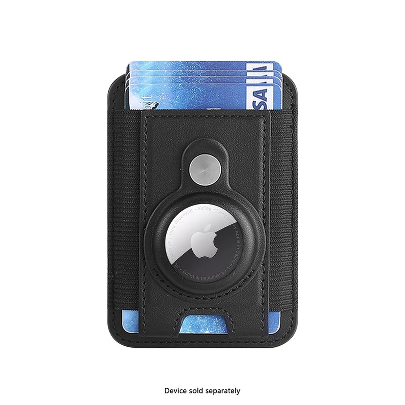 iPhone Leather Wallet Case with AirTag Holder - MagSafe | Indy Series gallery