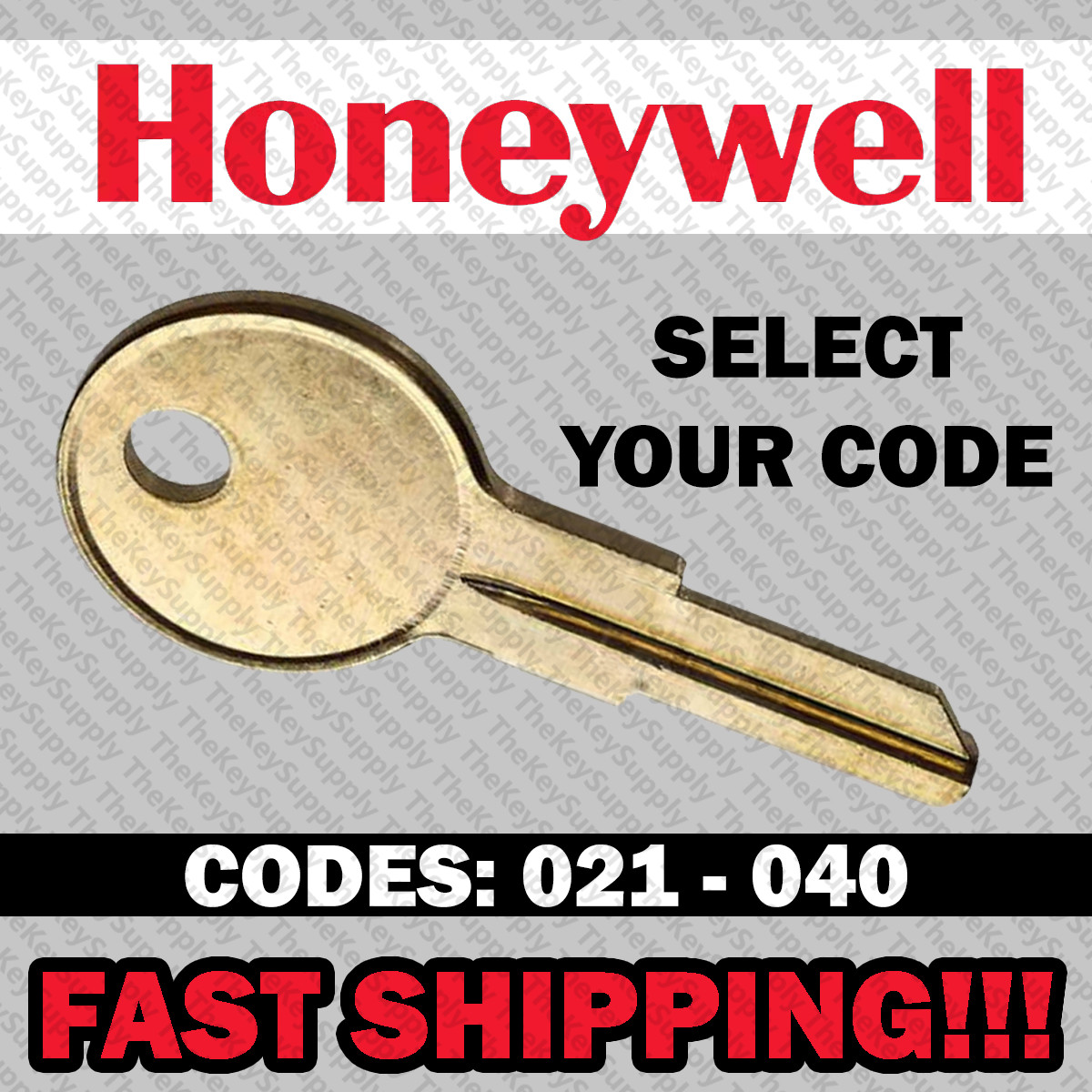 Honeywell Cash Lock Box Replacement Keys Cut to Your Code 021 - 040 gallery
