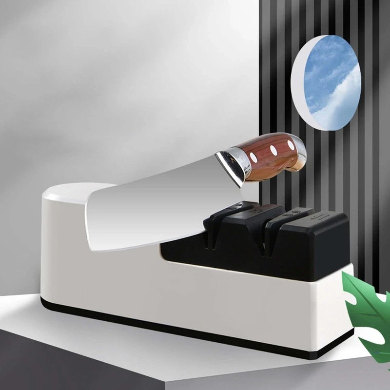 Electric Knife Sharpener Professional Kitchen Grinder & Sharpening Stone gallery