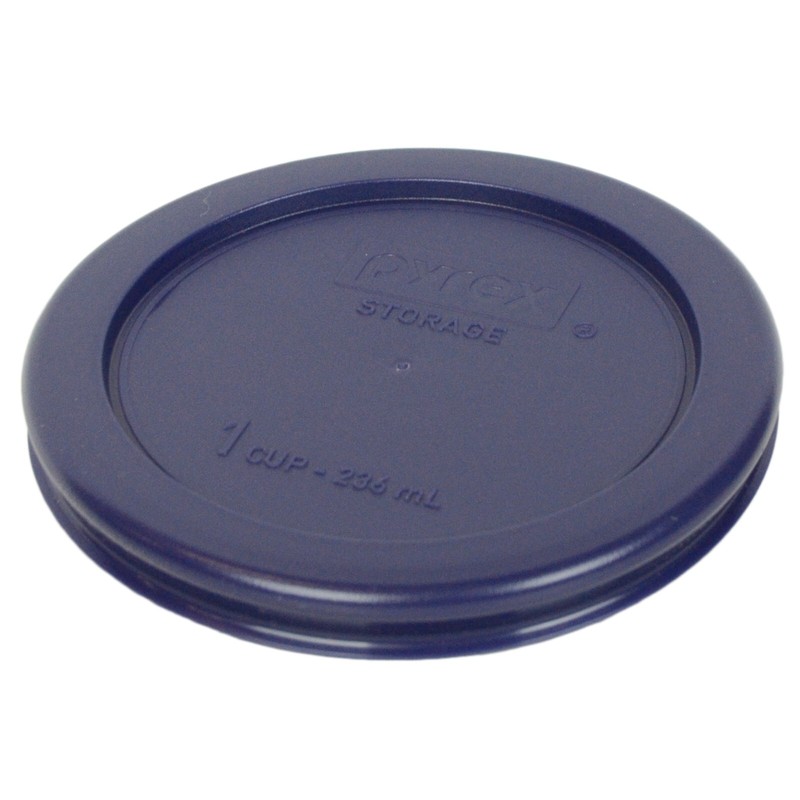 Pyrex (4) 7200-PC (4) 7201-PC (4) 7202-PC Blue Plastic Storage Lid Cover Set 4PK gallery