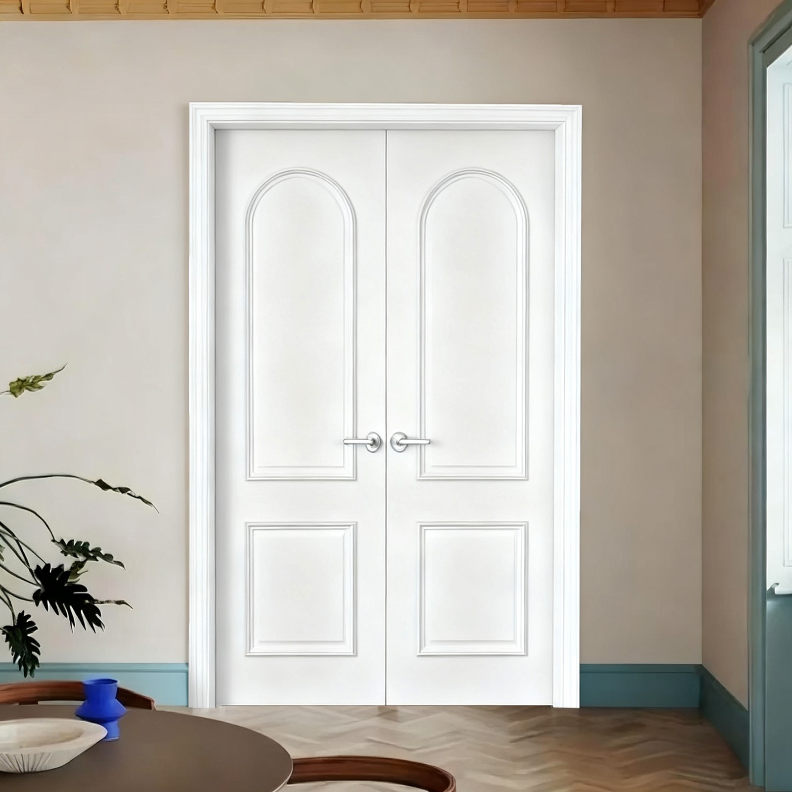 FixtureDisplays 48 x 96" Premium MDF Interior Door 22207-D1 gallery