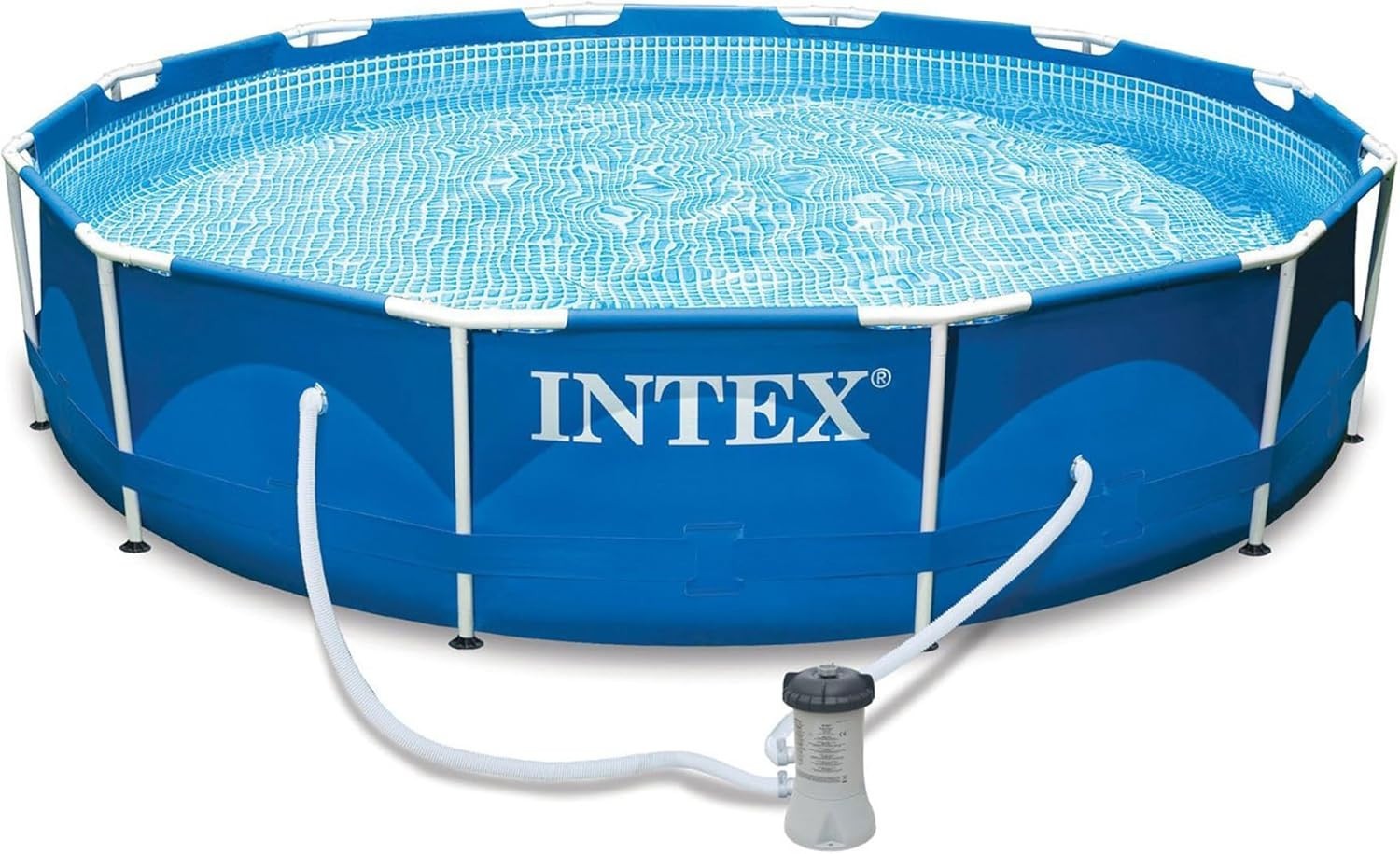 Above Ground Pool, 12'x2.5' Round w/ Filter Pump & Cleaning Kit (Vacuum) gallery
