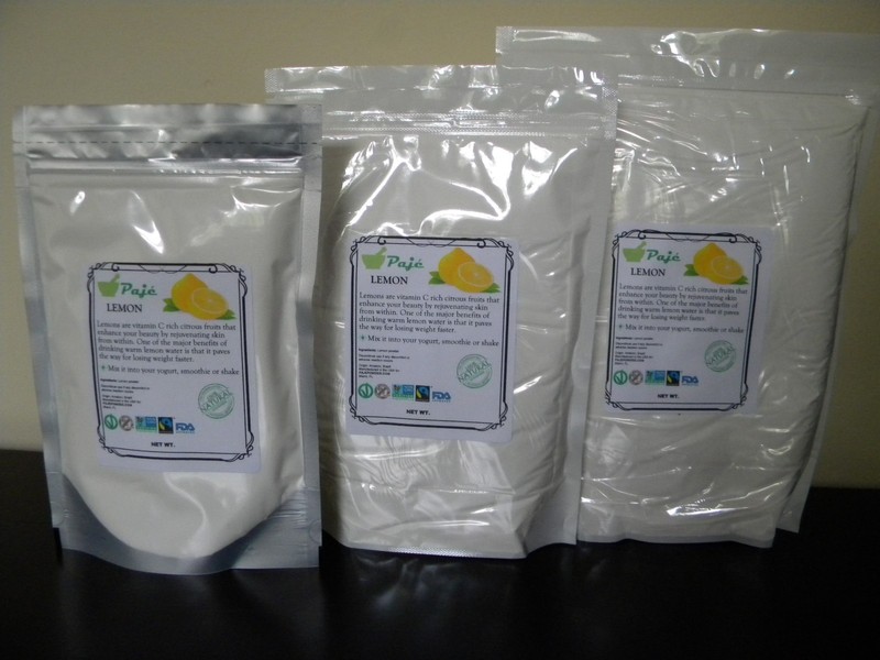 Lemon fruit powder 32oz 2lb - quick lemon juice mix well in water, vit C - PAJE gallery
