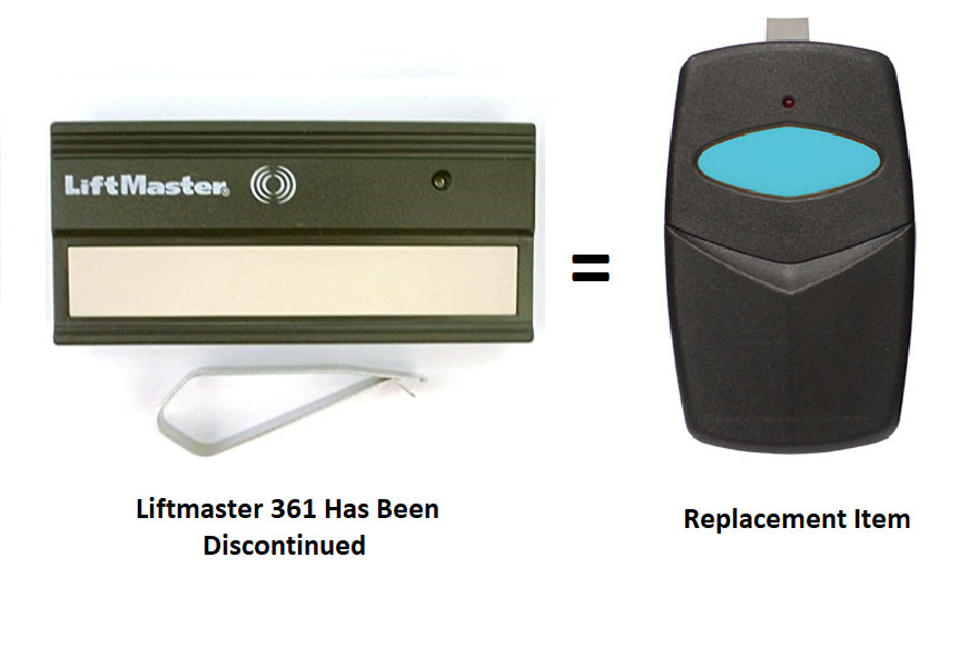 Liftmaster 361LM 5-Pack Remote Control - 1 Button 9 Code Switch Remote 315MHz gallery