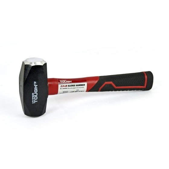 Hyper Tough 2.5 lb Small Sledge Hammer, Fiberglass Handle with Comfort Grip gallery
