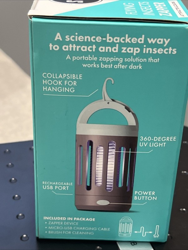 NEW STEM Flying Insects Zapper Indoor/Outdoor USB Rechargeable Mosquito Trap gallery