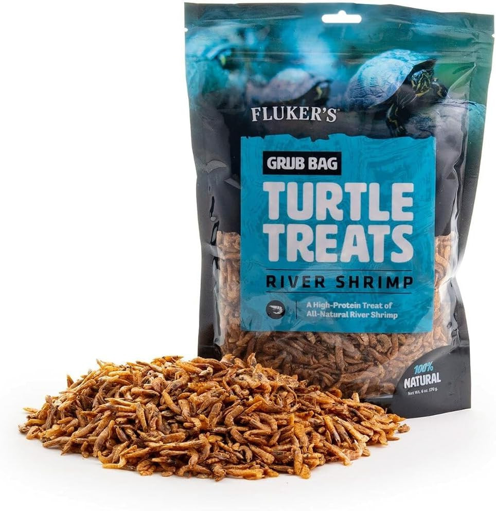 Grub Bag Turtle Treats, High Protein Freeze Dried River Shrimp, for Aquatic Turt gallery