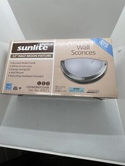 Sunlite 12″ Half Moon Dimmable LED 49071 White Acrylic Lens Energy Star