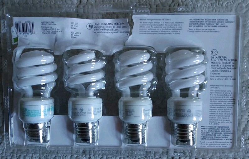 EcoSmart Light Bulbs Soft White Compact Fluorescent 60W Equivalent Spiral 4 Pack gallery