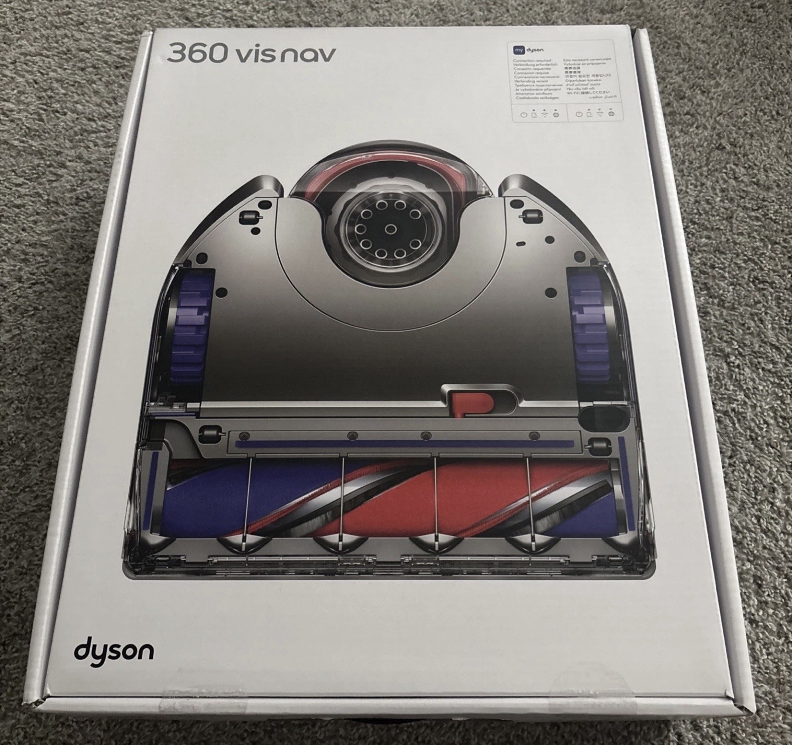 DYSON 360 VIS NAV ROBOT VACUUM - BLUE/NIckel gallery