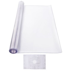 Clear Plastic Tablecloth Dimensions 42 x 72 Inch W/ 2.0 mm Thickness Rectangular