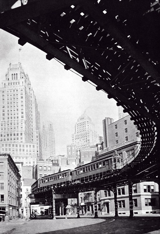 Third Ave El Train Poster, Bronx & Manhattan, New York City 1930's gallery