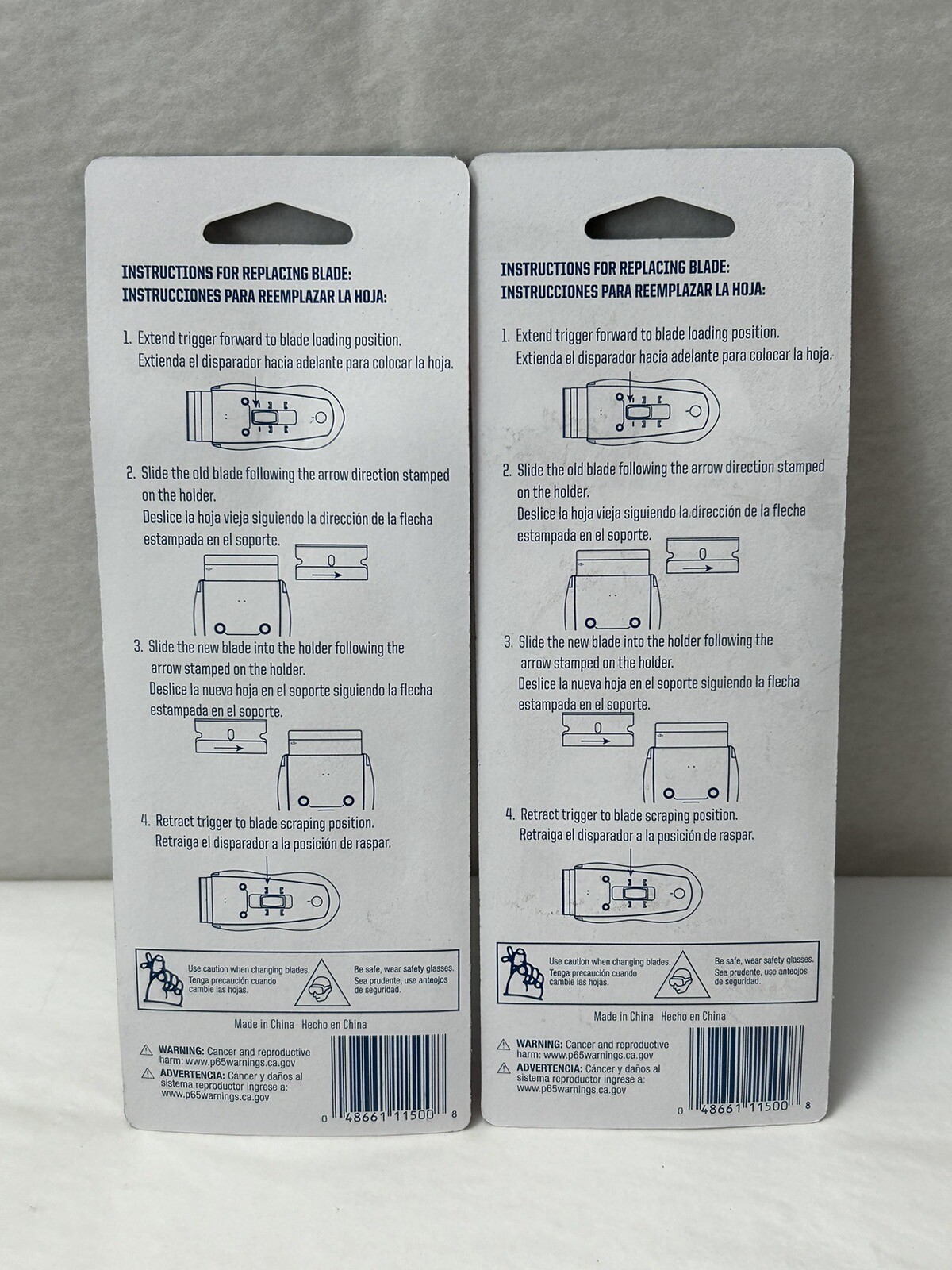 New Warner Soft Grip Safety Scraper 2-PACK Includes 10 Blades #11500 gallery